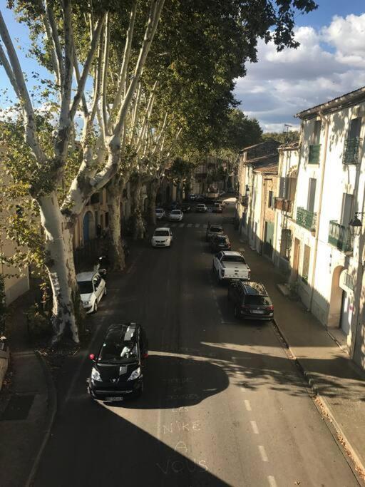 Historic French Townhouse Villa Saint-Thibery Bagian luar foto